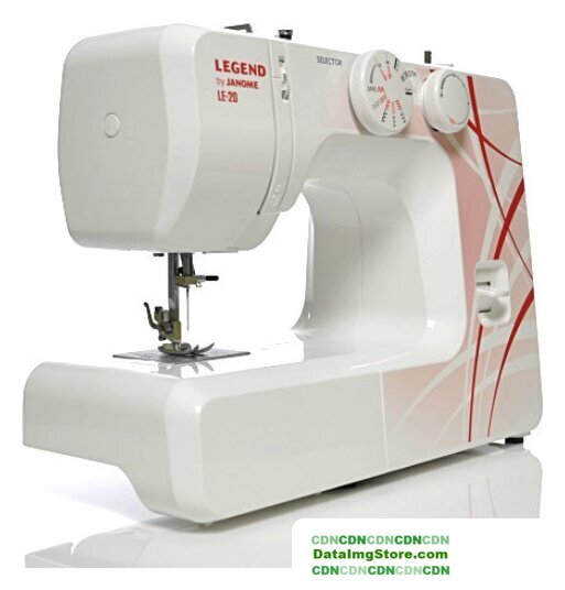 Электромеханическая швейная машина Janome Legend LE-20 - Изображение №11 — Интернет-магазин beznal24.by