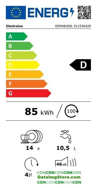 Встраиваемая посудомоечная машина Electrolux EEM48300L - Изображение №2 — Интернет-магазин beznal24.by
