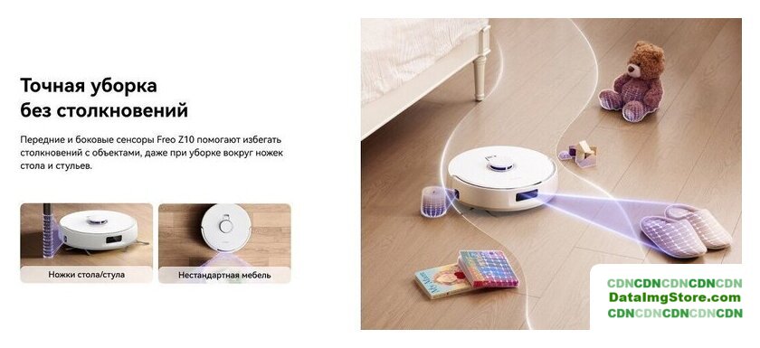 Робот-пылесос Narwal Freo Z10 YJCC019 (белый) - Изображение №22 — Интернет-магазин beznal24.by