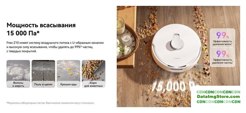 Робот-пылесос Narwal Freo Z10 YJCC019 (белый) - Изображение №13 — Интернет-магазин beznal24.by